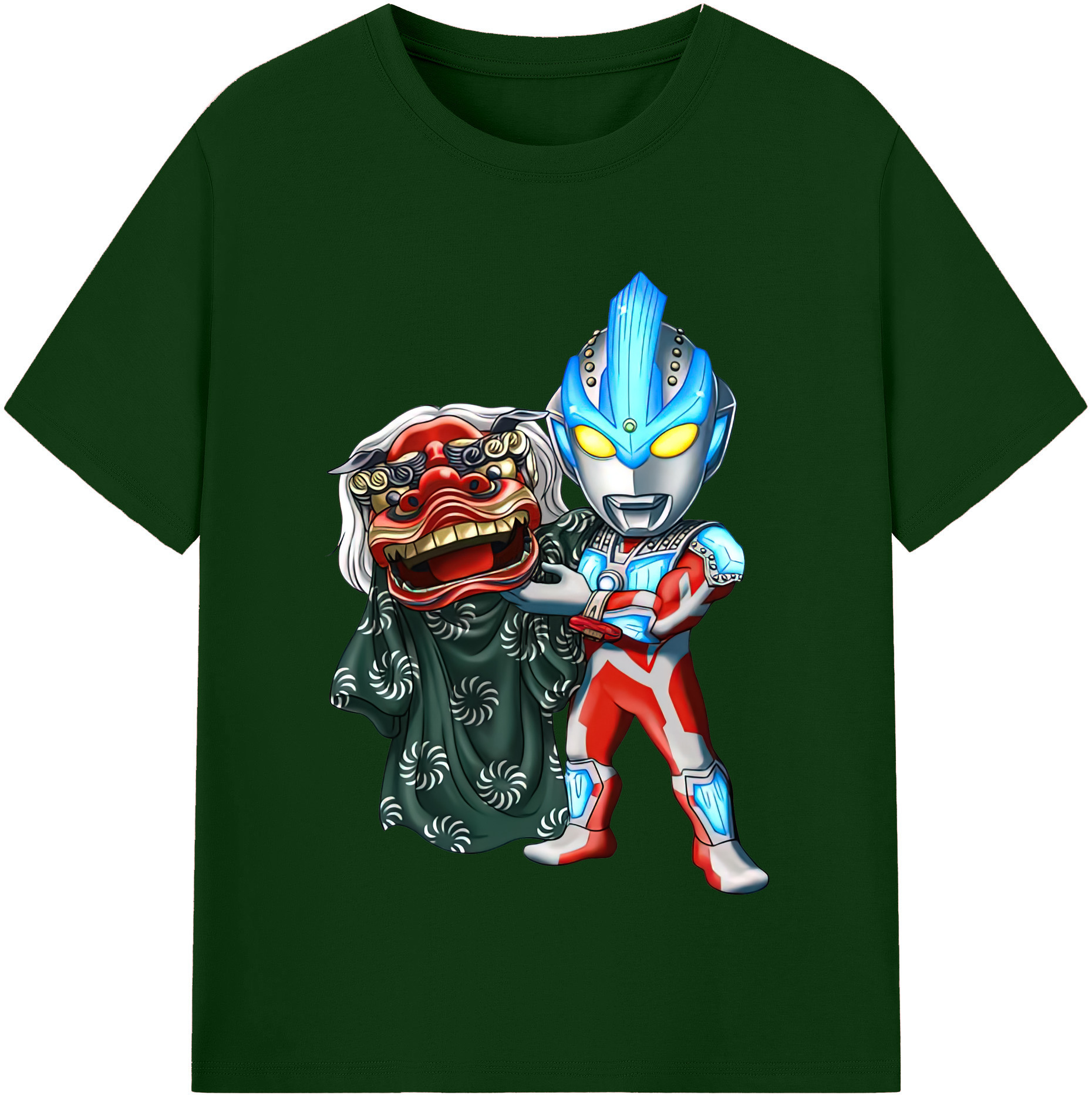 （画像用） ウルトラマン Ultraman 綿100％半袖Tシャツ（フロントプリント）
